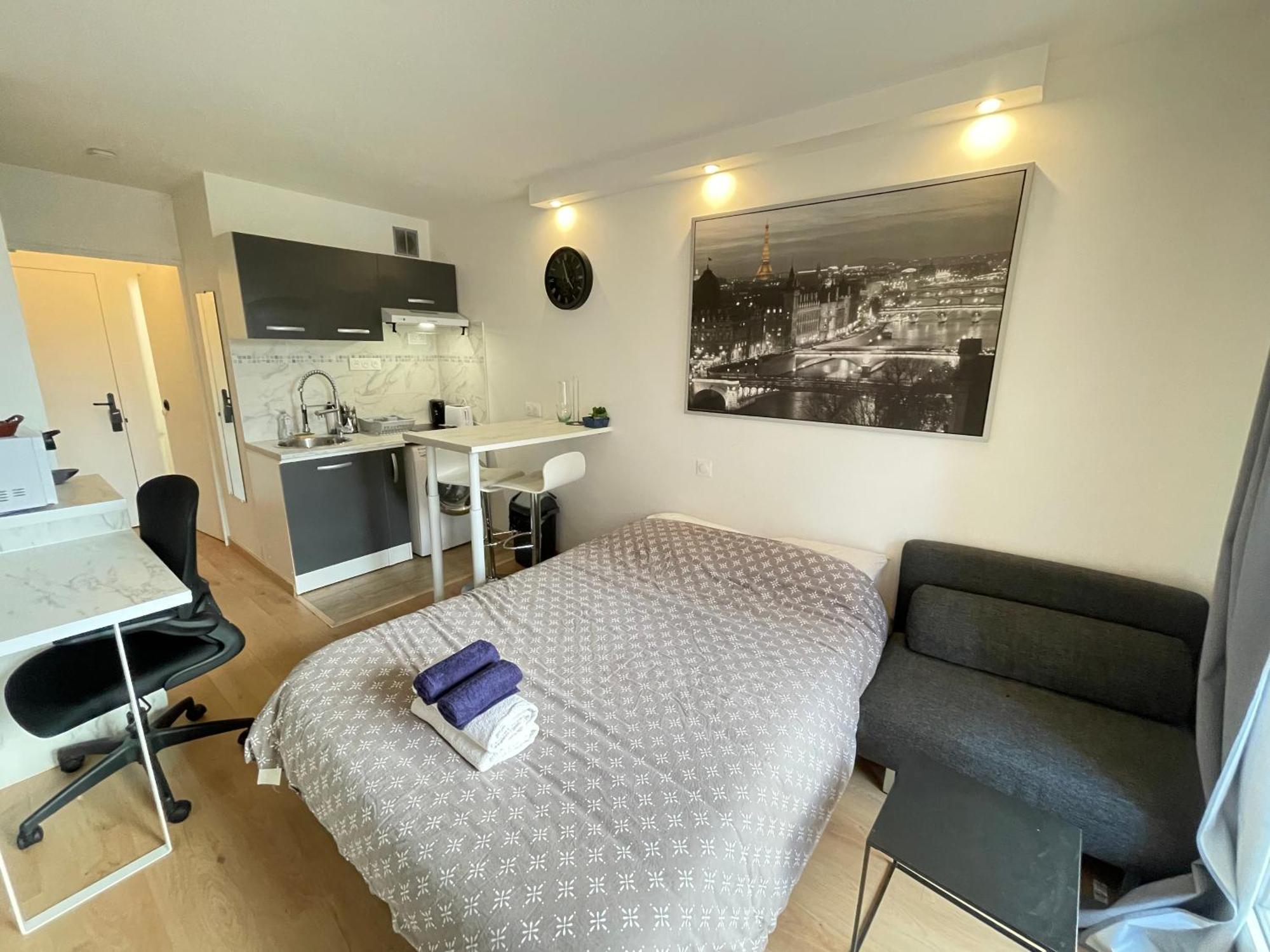 Exclusive Private Apartment By Warilco - Pleyel 25 M2 - A 1 Minute De La Station Metro Carrefour Pleyel Сен-Дени Экстерьер фото